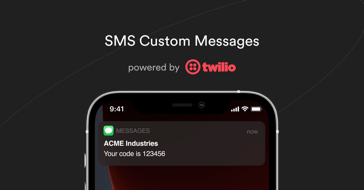 Custom SMS templates